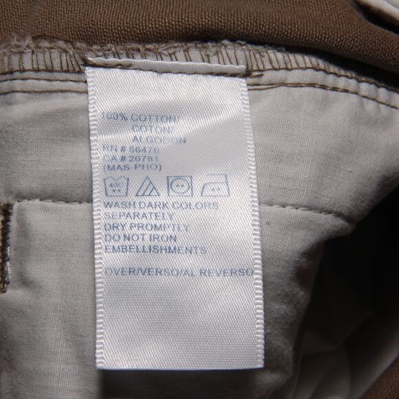 Vintage Tommy Hilfiger Y2K Khaki Cotton Jeans Size 8 33" inseam - Picture 9 of 9